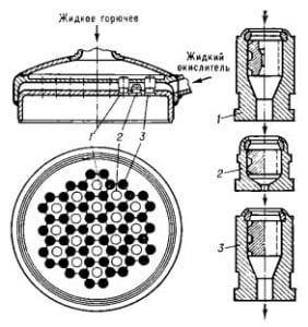 Форсуночная головка газогенератора ЖРД РД-216