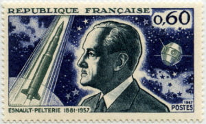 Почтовая марка, выпущенная к юбилею Р. Эно-Пельтри