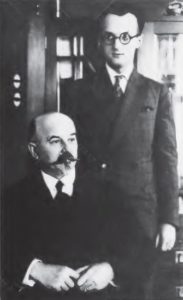 Л. Отченашек с сыном М. Отченашеком