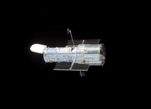 Вид «Хаббла» с борта космического корабля «Атлантис»