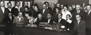 Встреча гирдовцев в день празднования 60-летия М. К. Тихонравова