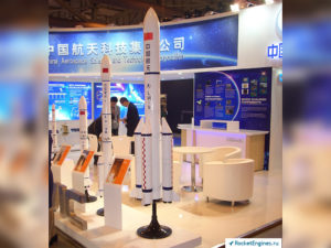 Макеты средних и тяжёлых ракет-носителей КНР