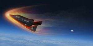X-20 - вход в атмосферу (3D модель)
