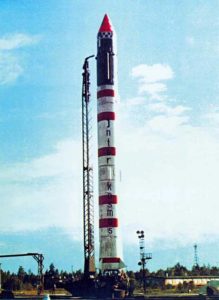РН «Космос-3М» с ИСЗ «Ариабхата» на стартовом столе