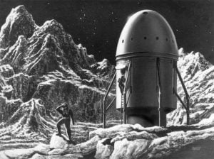 проект Британского межпланетного общества - космический корабль на Луну